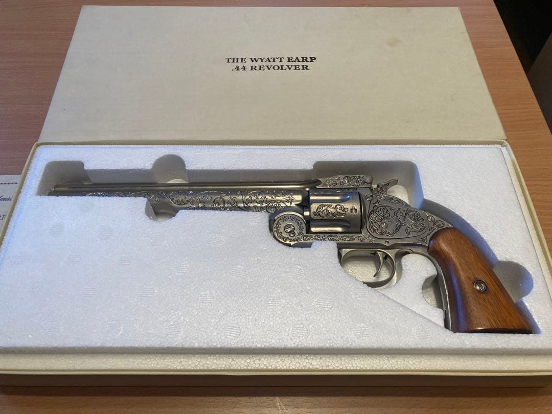 美品】フランクリンミント ワイアットアープ リボルバー 44口径 装飾銃