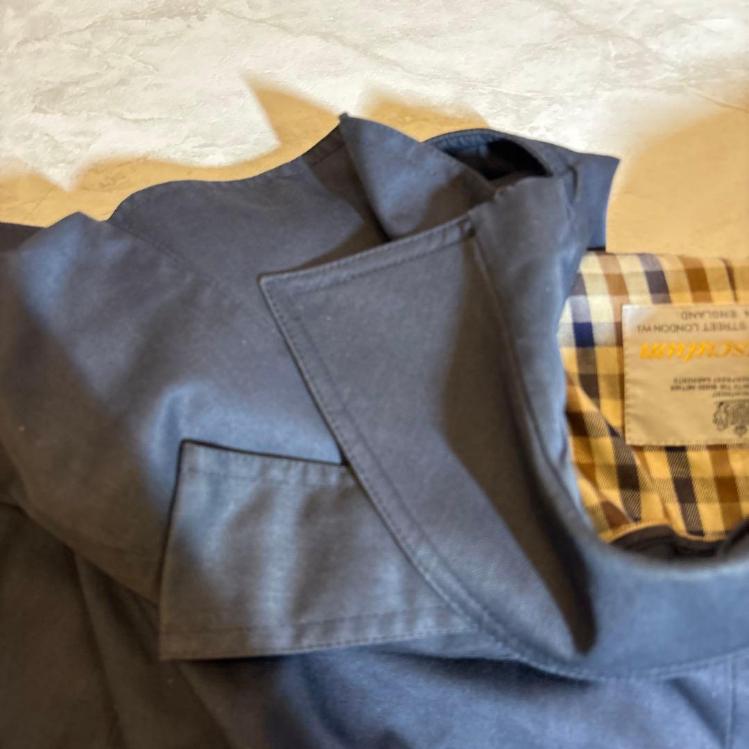 美品】80s アクアスキュータム トレンチコート vintage 古着 紺 - メルカリ