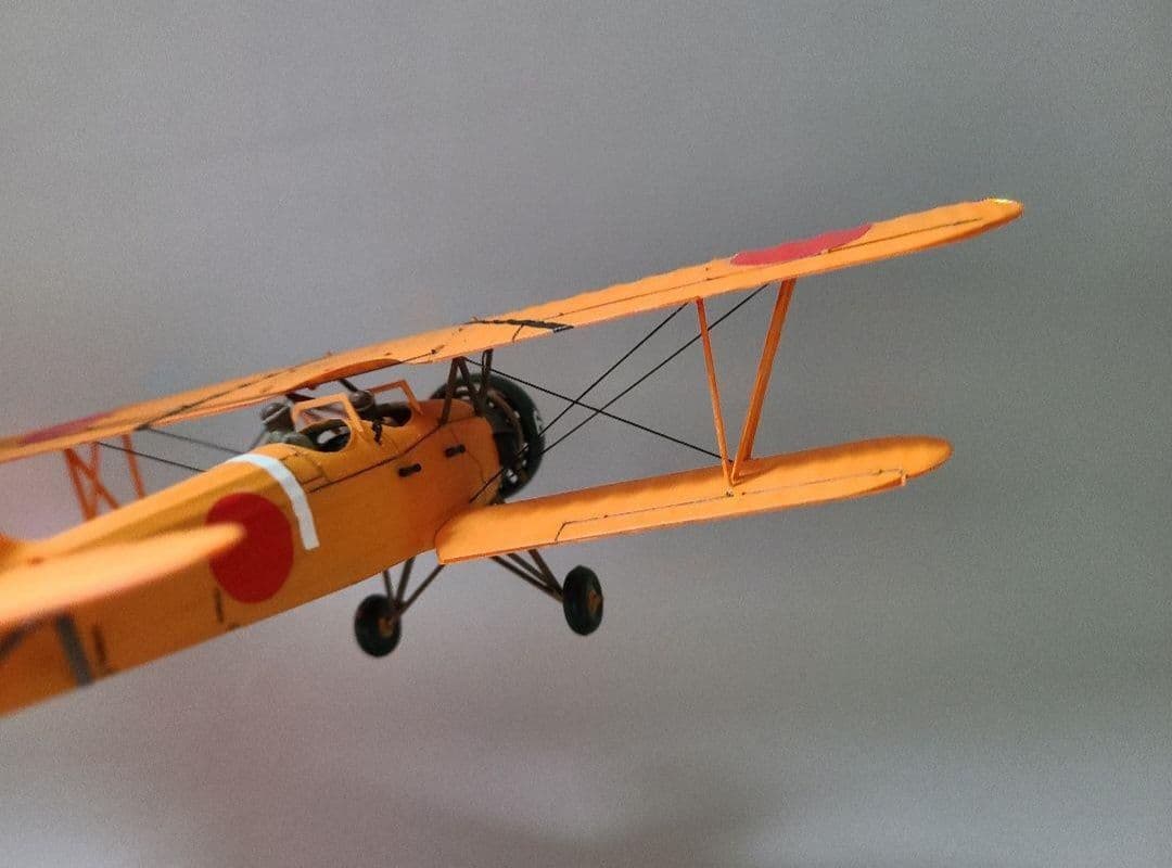 tomoya様専用 九五式中間練習機(赤とんぼ)リアルモーターライズ完成品