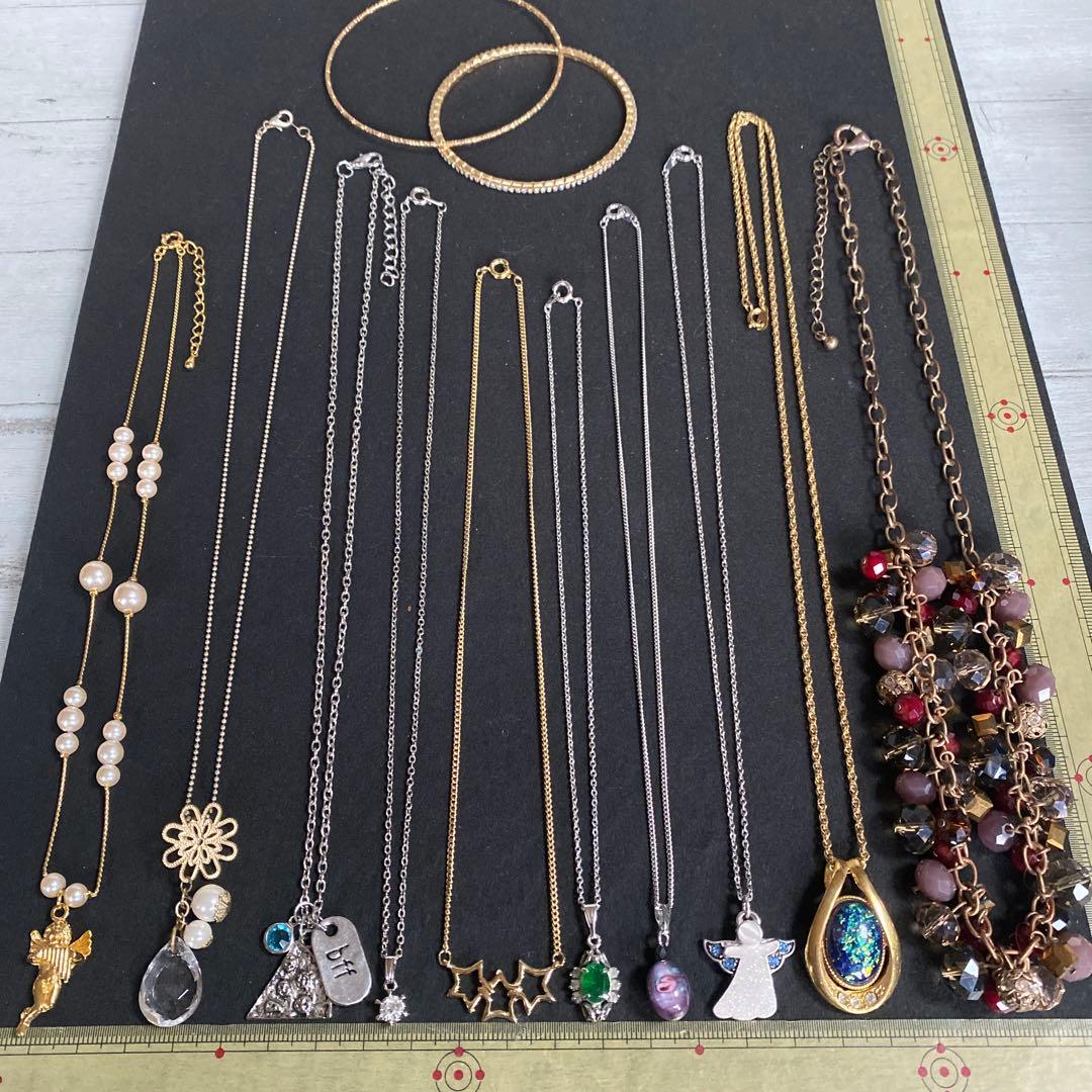 まとめ売りアクセサリーS10☆ネックレスなど12点オークション - メルカリ