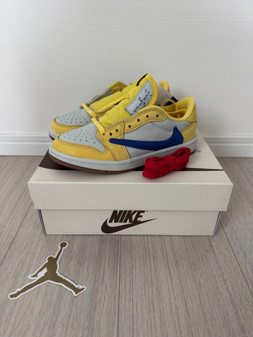 トラヴィス　スコット　NIKE　JORDAN1 Canary 5/25・5/29発売｜Travis Scott × Nike WMNS Air Jordan 1 Retro Low OG