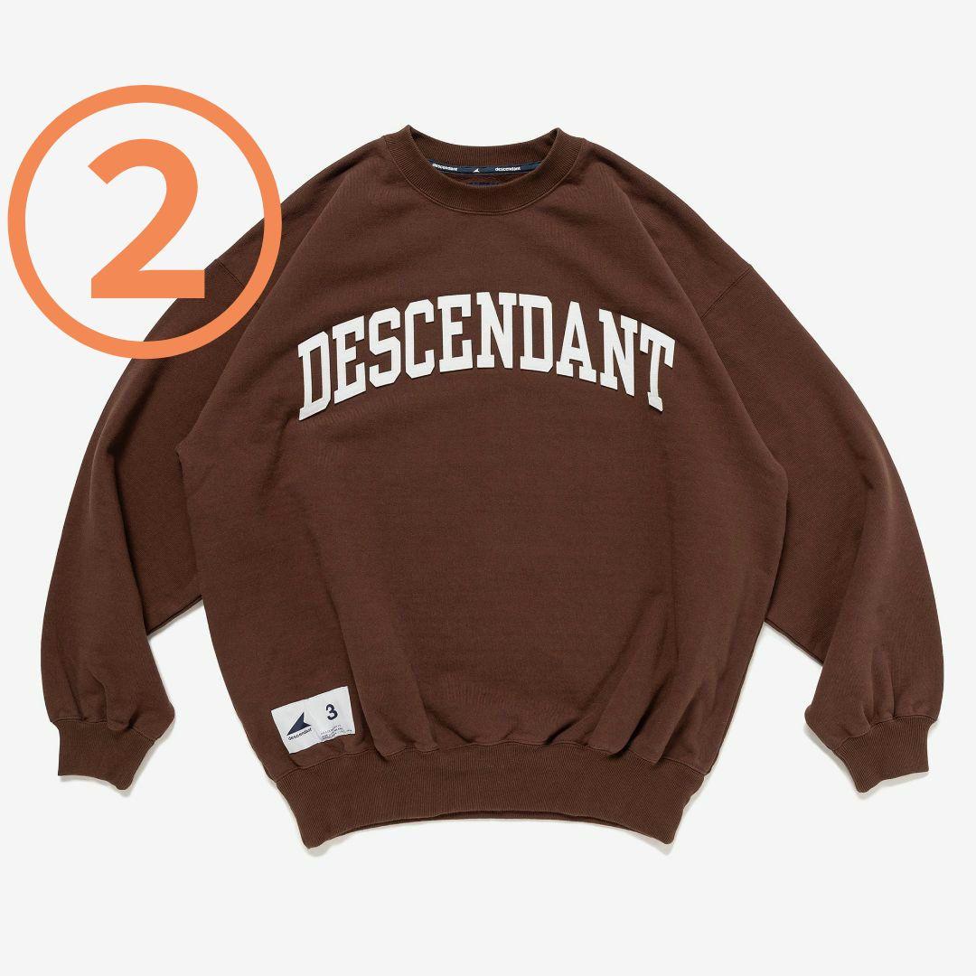 DESCENDANT TEAM CREW NECK クルーネック ディセンダント DESCENDANT ディセンダント 19AW TEAM CREW NECK SWEATSHIRT 192ATDS