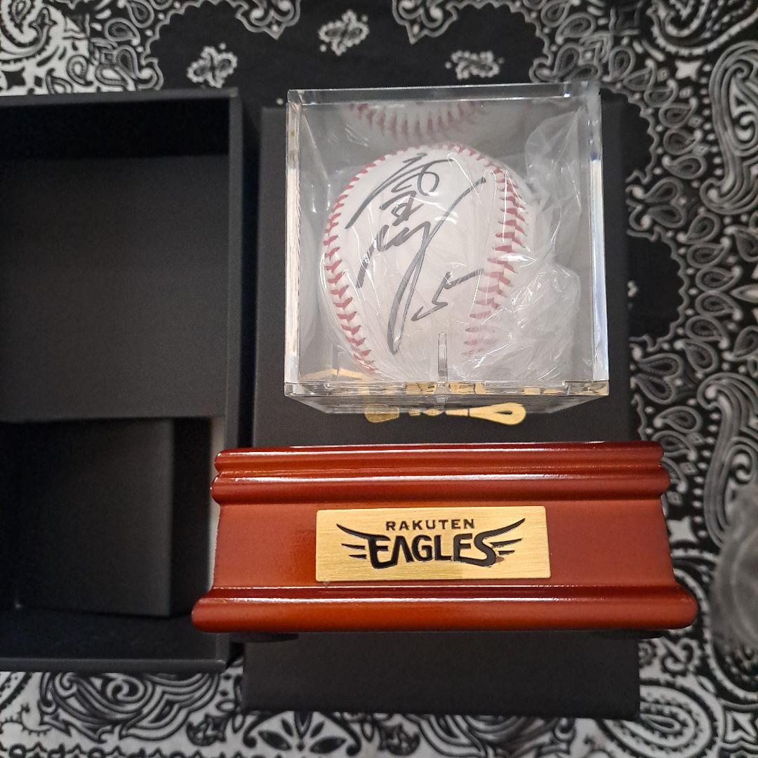 楽天イーグルス 茂木栄五郎選手 直筆サインボール 公式品 専用ケース