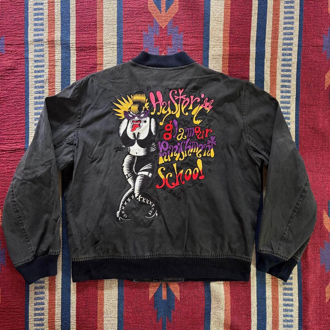 激レア80's HYSTERIC GLAMOURアーカイブ刺繍スナップジャケット - メルカリ