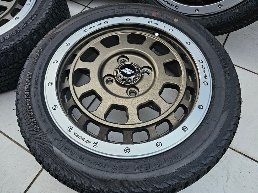 ワーク クラッグ ティーグラビック 165/60R15 ジオランダー A/T - メルカリ