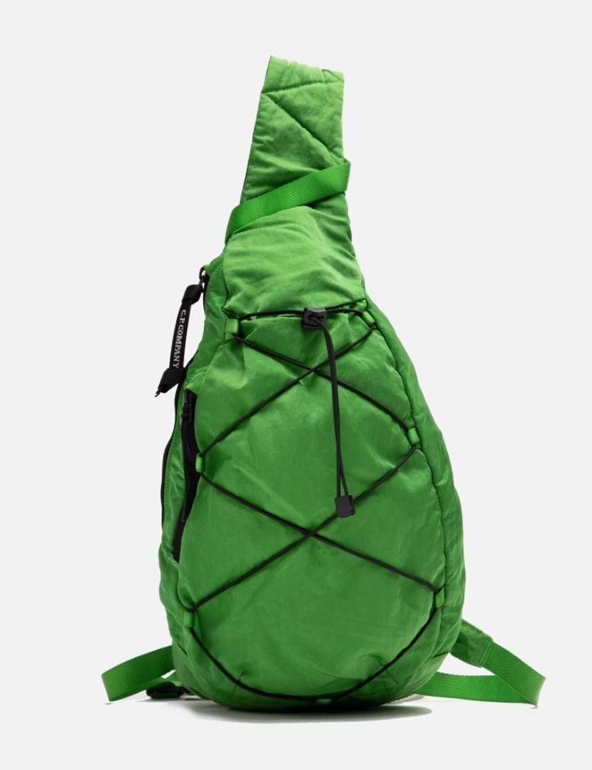 【定価4.2万/あおば着用】C.P.Company ボディ バッグ グリーン