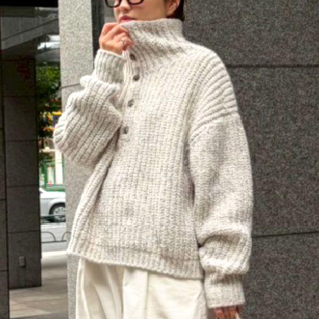 sunさま専用新品未使用タグ付きETRE TOKYO ハイネックニット ETRE TOKYO（エトレトウキョウ） ニット セーター ブークレモール