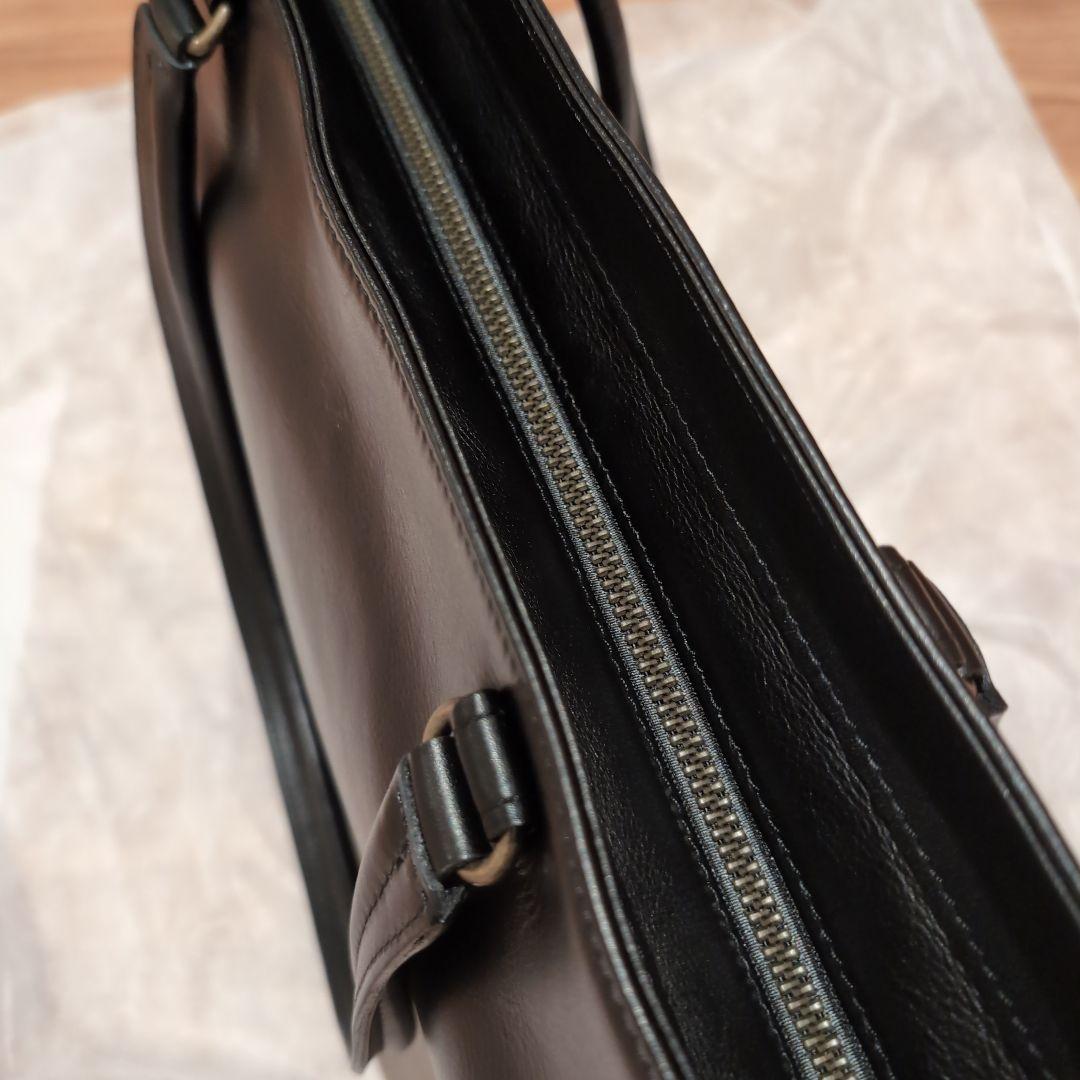 新品未使用】 香久山鞄 ホーガンズアレイ/レザートート ブラック