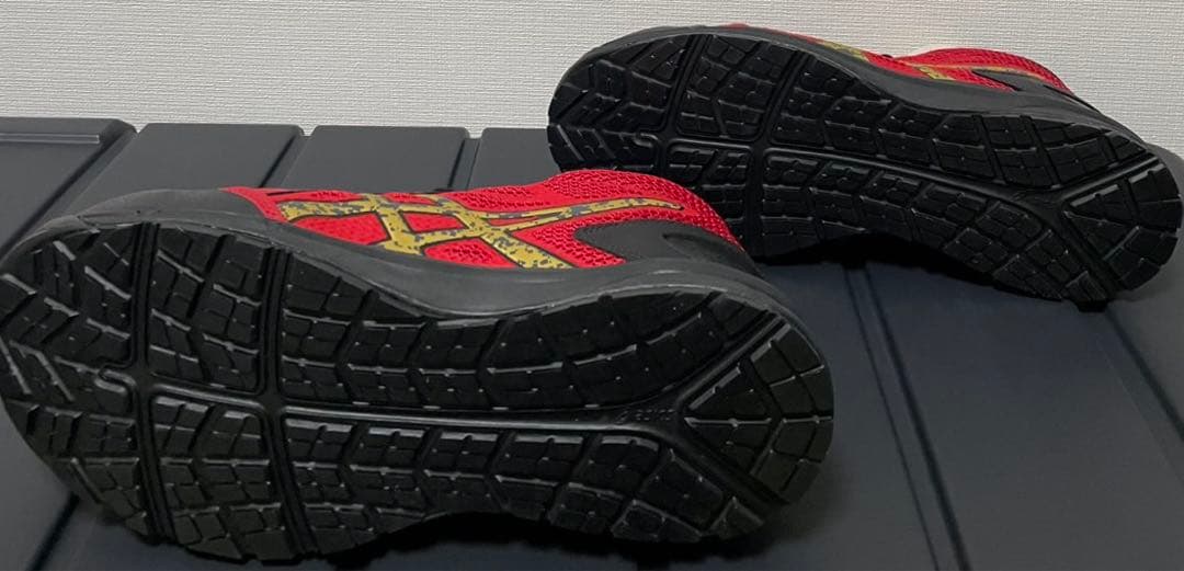 e*ん様 安全靴　FCP104 トゥルーレッド×ゴールド　26.0cm