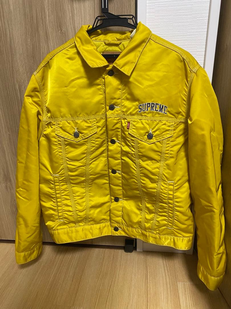 Supreme Levis Nylon Trucker Jacket イエロー - メルカリ