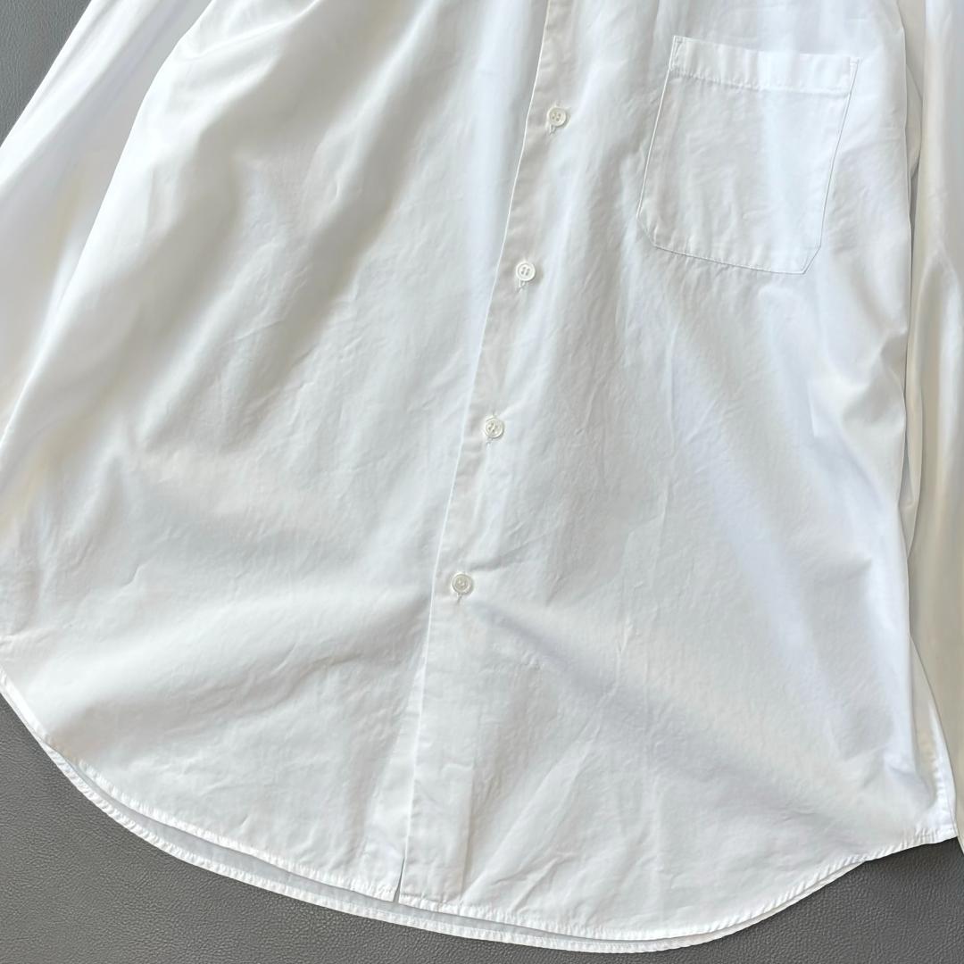 ヨウジヤマモトコスチュームドオム 長袖シャツ 台衿シャツ 白 サイズ3
