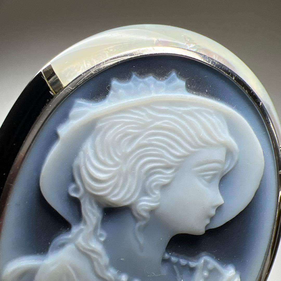 本ストーンカメオブローチ 16g 東Y8-0210☆2F - メルカリ