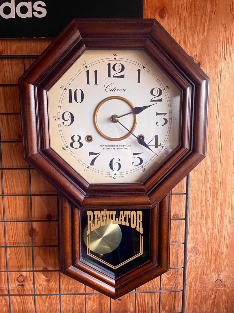 Citizen レギュレーター掛時計 八角形（稼働品） - メルカリ