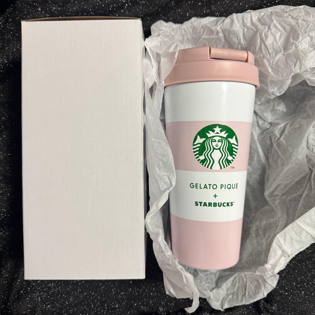 GELATO PIQUE ボーダーステンレスTOGOボトル ピンク 473ml - メルカリ