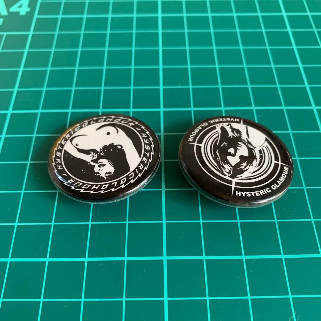 ヒステリックグラマー 缶バッジ 2個セット ノベルティ バンド