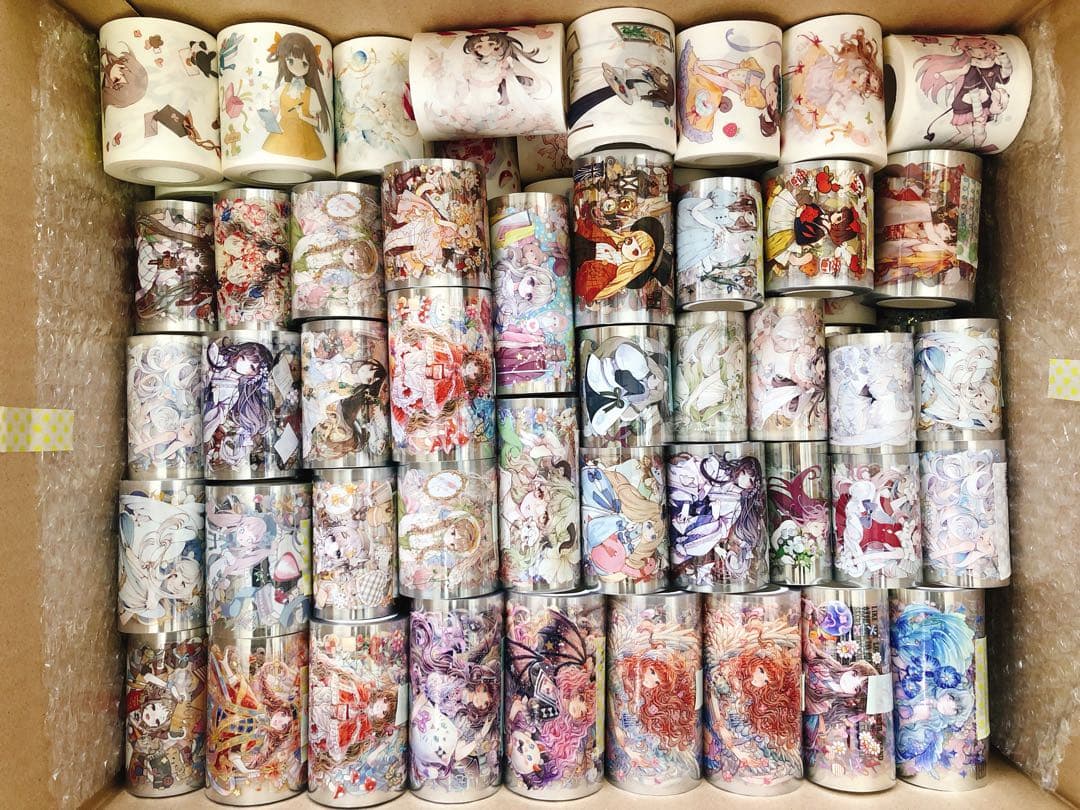 ★ちょまちゃん★【海外マステ 132巻】 大量 コラージュ 人物マステ