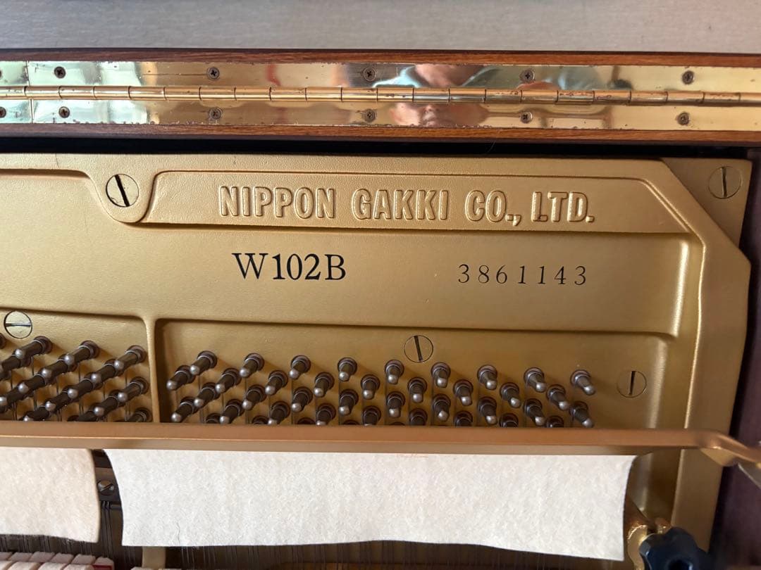 YAMAHA ピアノ W102Bウォルナット半艶 大幅に値下げ45→37万円