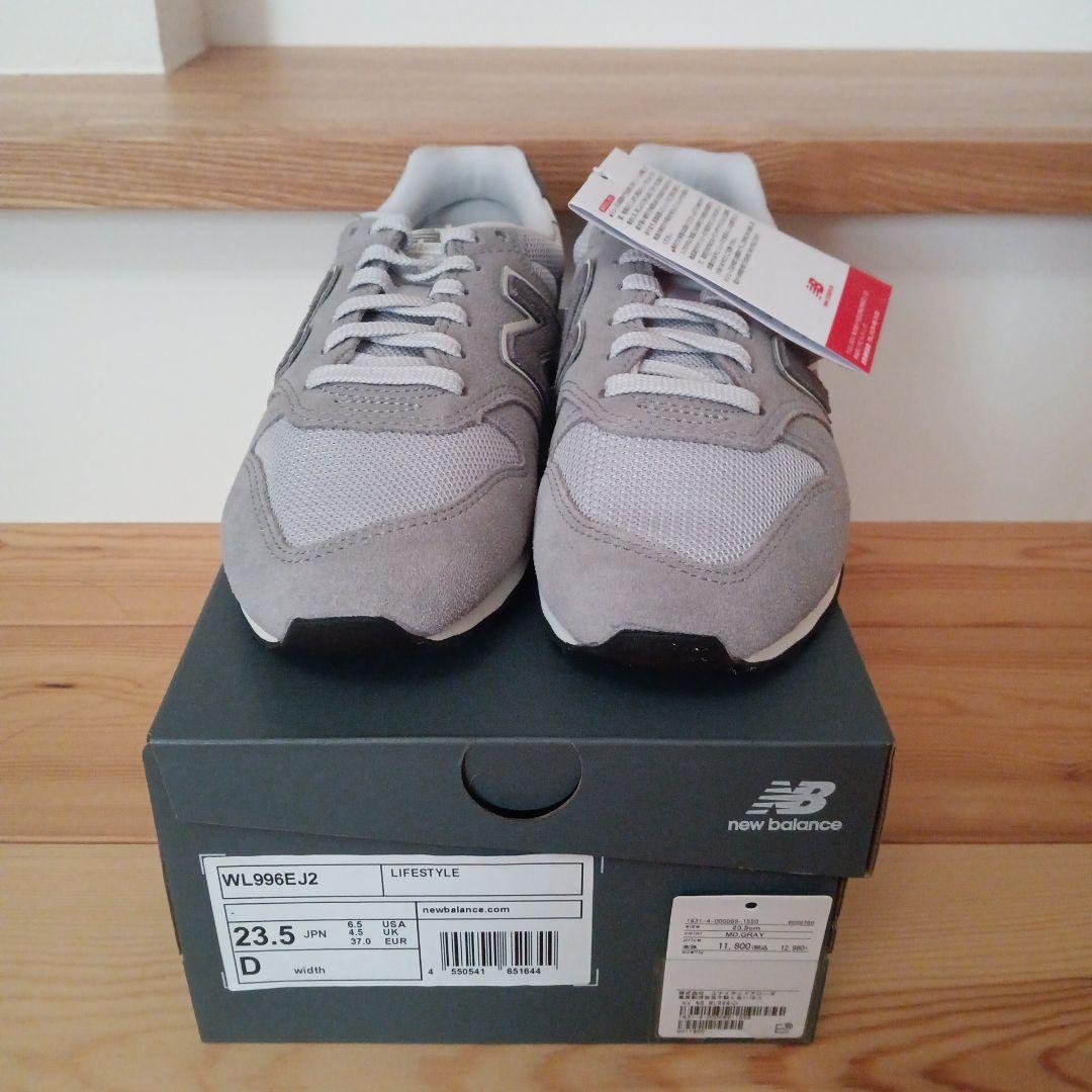 ニューバランス　WL996 スニーカー グレー　23.5cm ☆新品