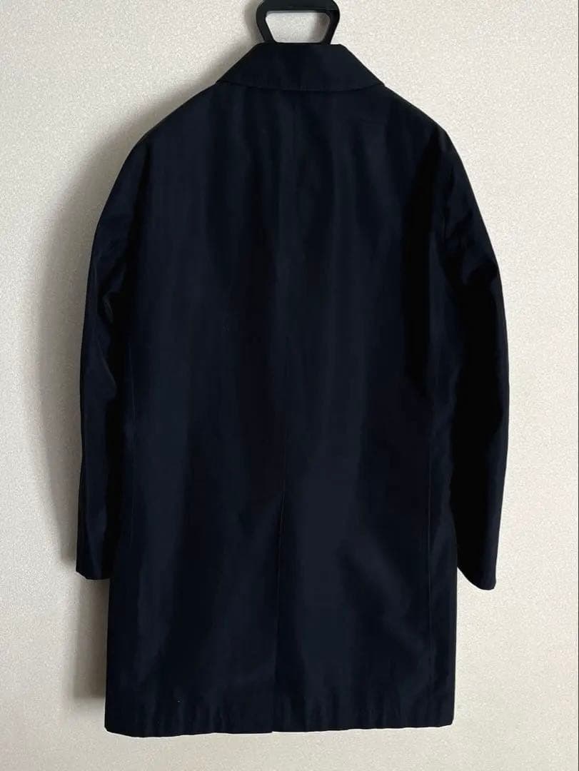 現行タグ】ユナイテッドアローズ ステンカラーコート L ネイビー