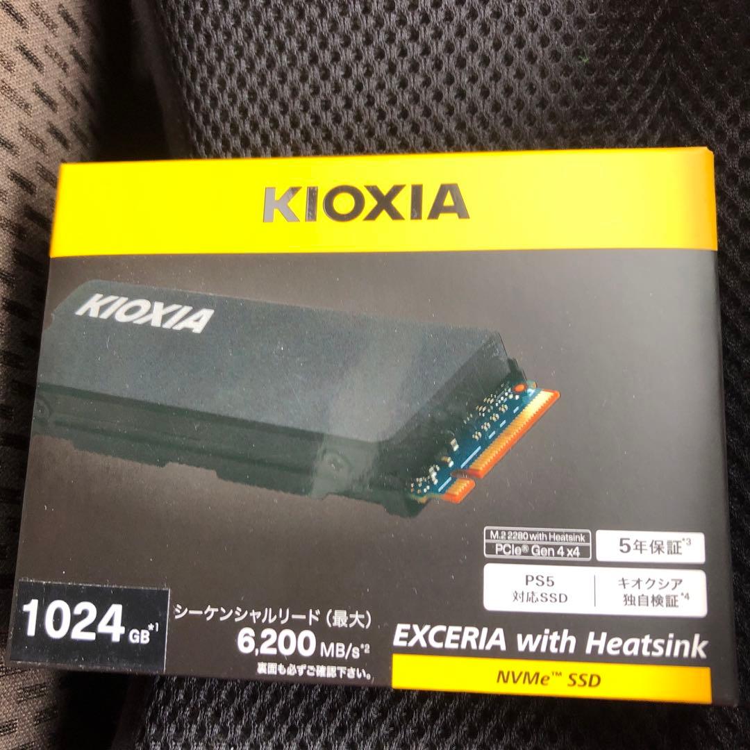KIOXIA EXCERIA 1TB NVMe SSD ヒートシンク付き　未開封 EXCERIA with Heatsink - NVMe™ 対応 SSD | KIOXIA - Japan (日本語)