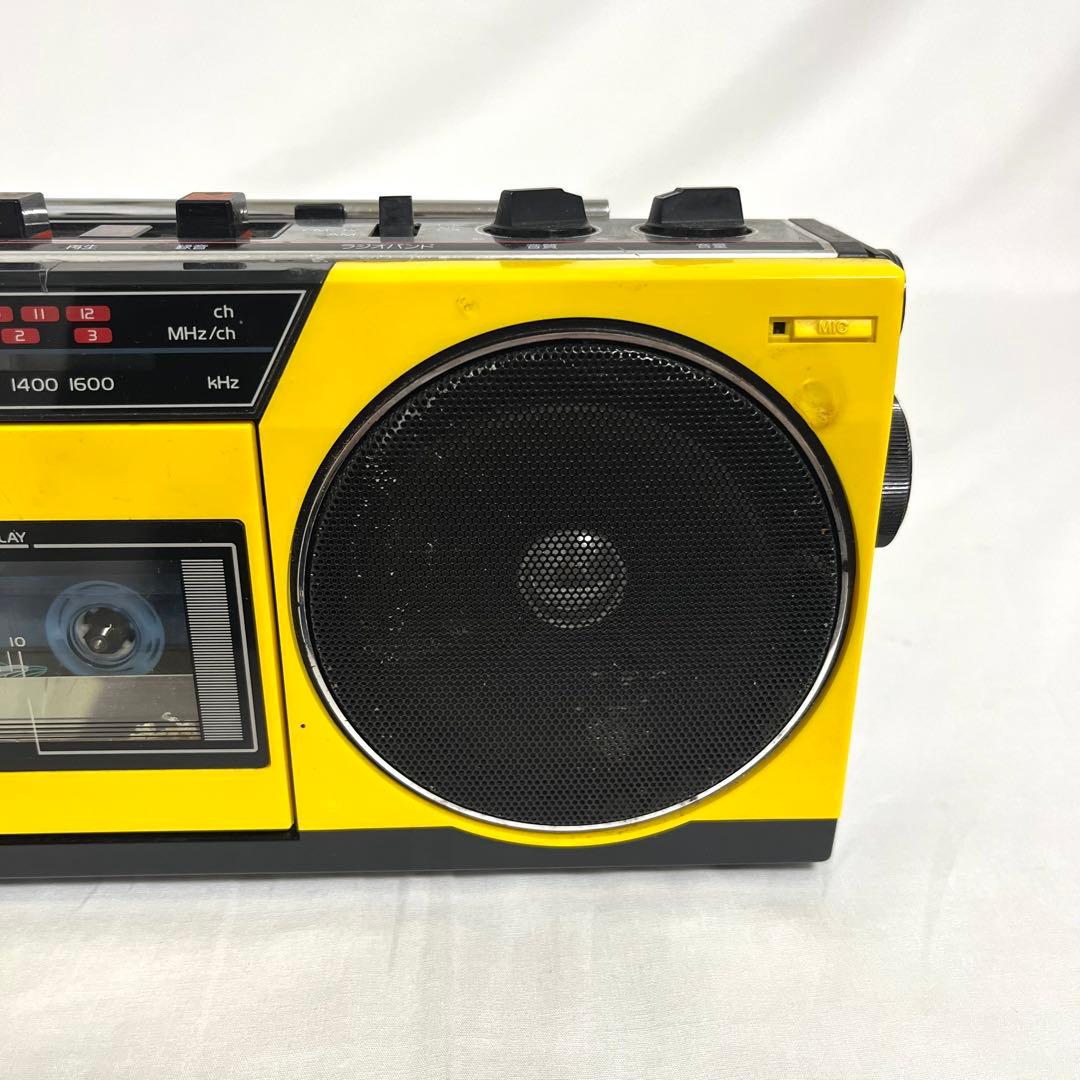 希少】SANYO サンヨー ラジカセ MR-A7TV イエロー - メルカリ