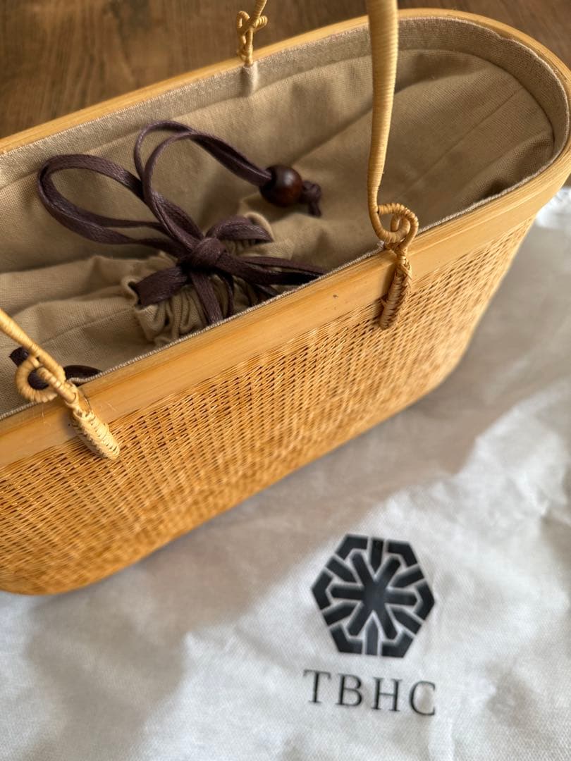 プラニー工房高級籠バック（少し大きめ）