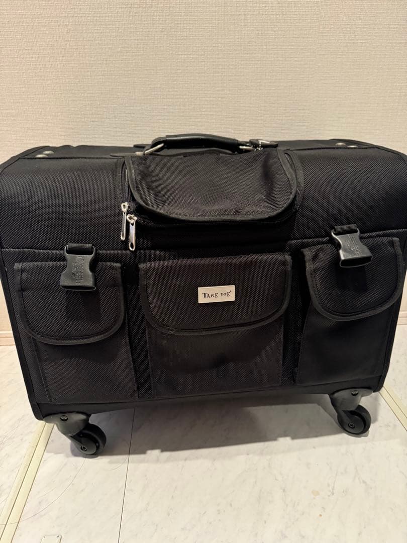 TAKE ME 中型犬 キャリーバッグ ブラックLサイズ - メルカリ