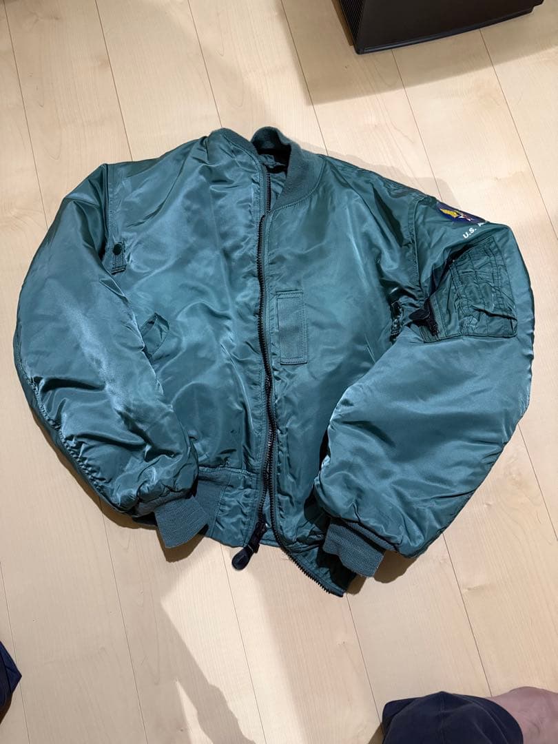 U.S. AIR FORCE MA-1 フライトジャケット グリーン wip_24022825_1.jpg
