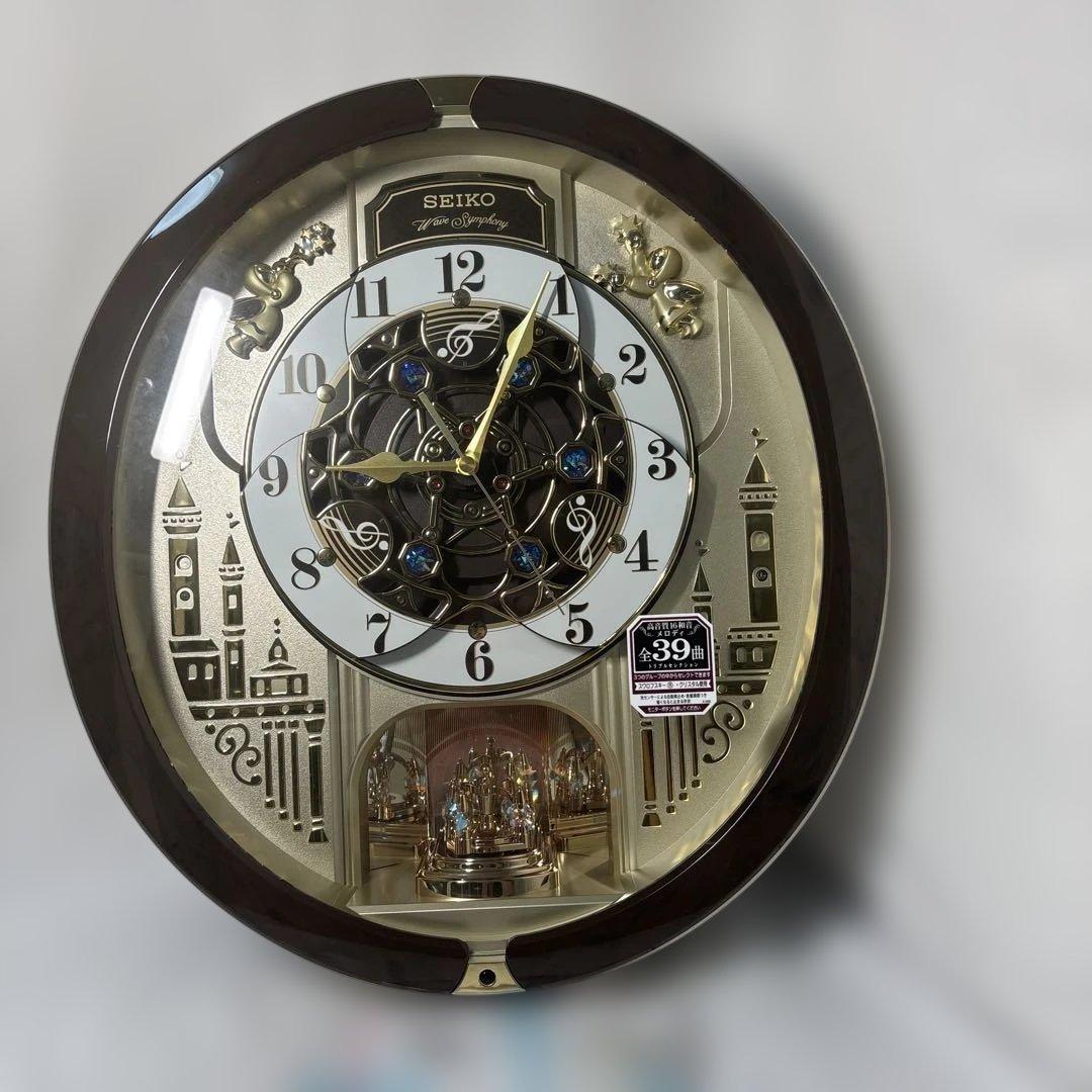 新品　SEIKO からくり時計　RE579B メロディ時計 オーバル型 全39曲 RE579B | からくり・アミューズ | セイコーウオッチ株式会社