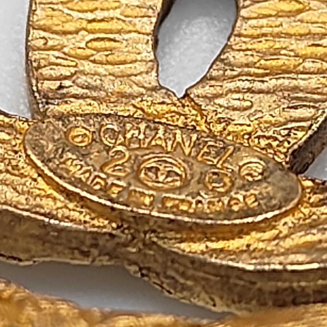 シャネル ココマーク 29 ブローチ ヴィンテージ CHANEL ゴールド 箱付