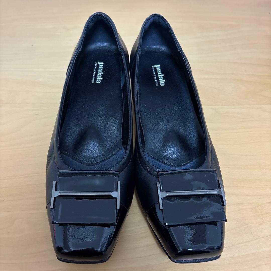 pedala ぺダラ　アシックス　コンフォートシューズ　黒　23.5cm 未使用