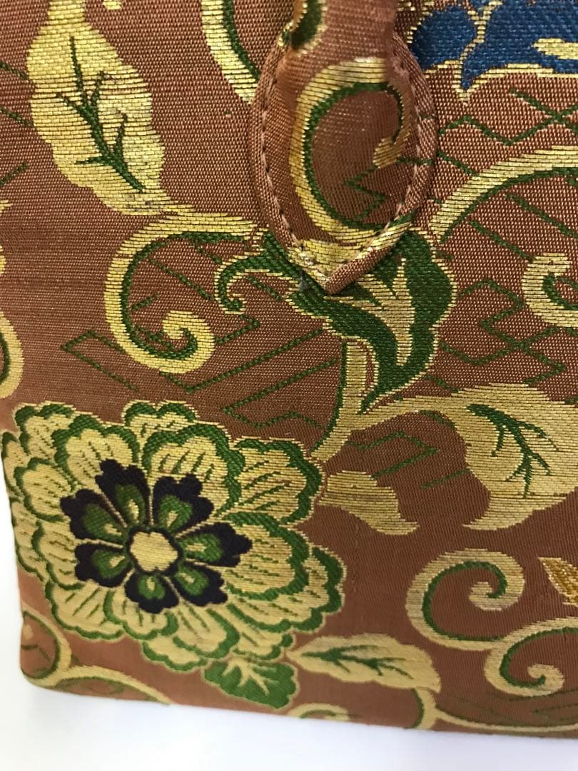◇おふく◇利休バッグ 唐草に鳳凰 着物 和装 - メルカリ