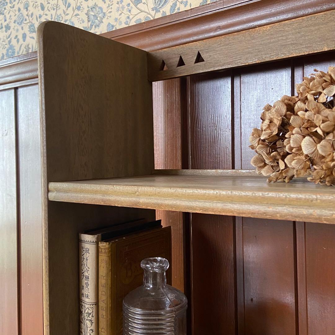 昭和レトロ 古い本棚 ミニ本棚 卓上本棚 オープンラック 当時物