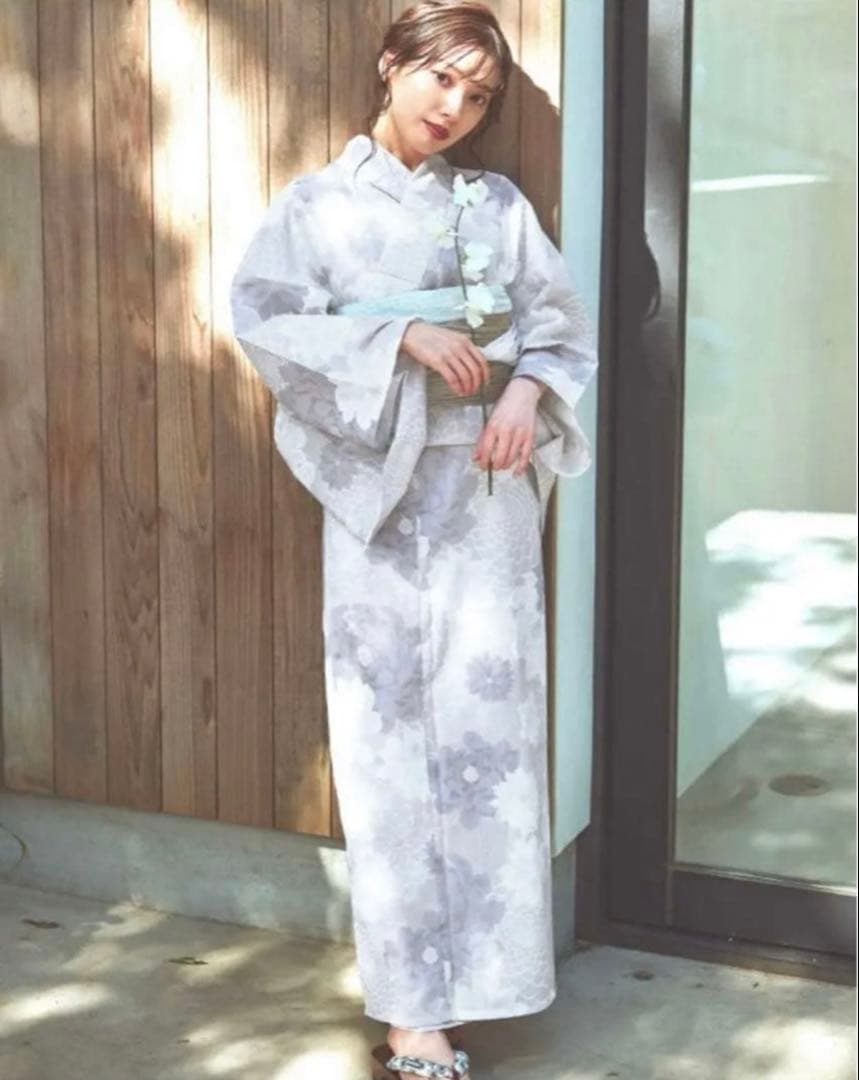 DITA 和の涼風しらべ 白 花柄 浴衣 5点セット - メルカリ