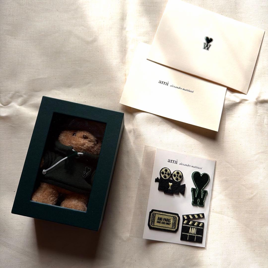 チェウシク CHOI WOOSHIK AMI コラボ テディベア ワッペン付 - メルカリ