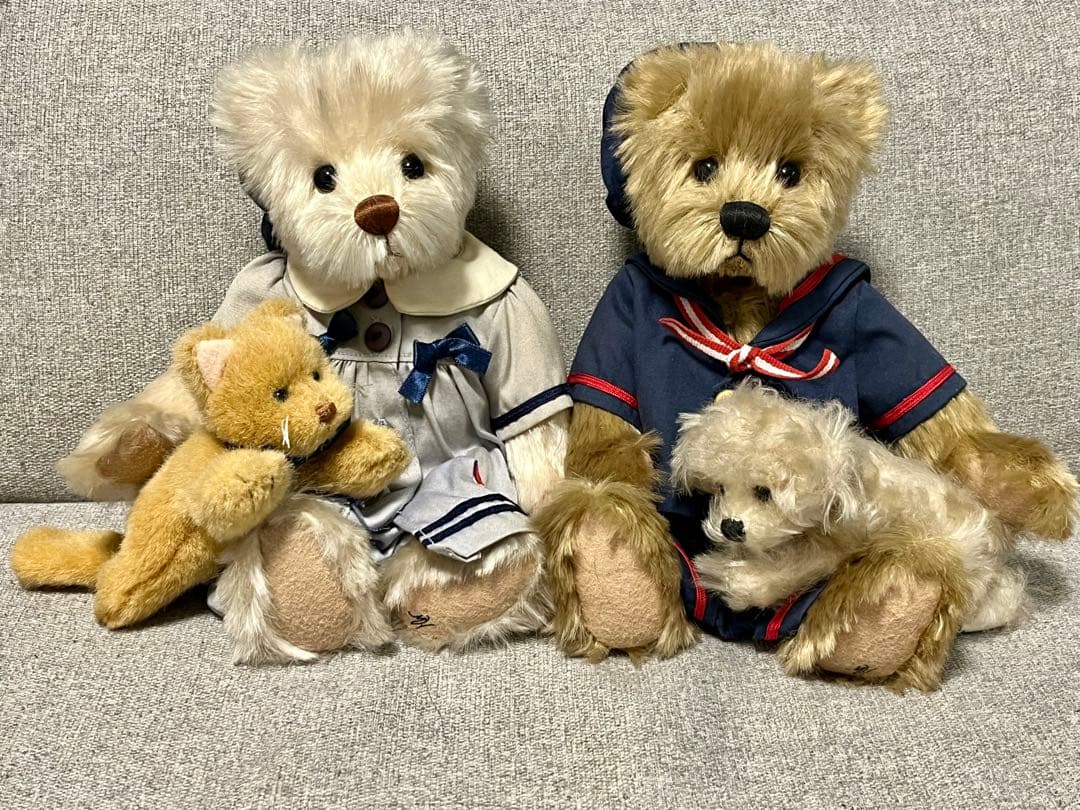Cottage Collectibles テディベア　男女ペア Ganz Cottage Collectibles Teddy Bears - Etsy