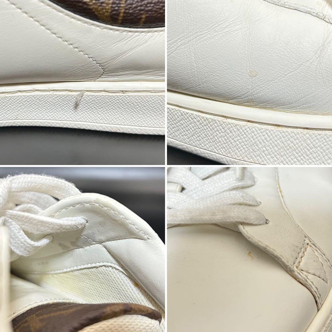 美品】ルイヴィトン ルクセンブルグライン スニーカー メンズ レザー