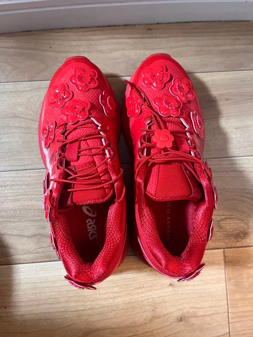 asics ceciliebahnsen 花飾り付き スニーカー 22.5cm