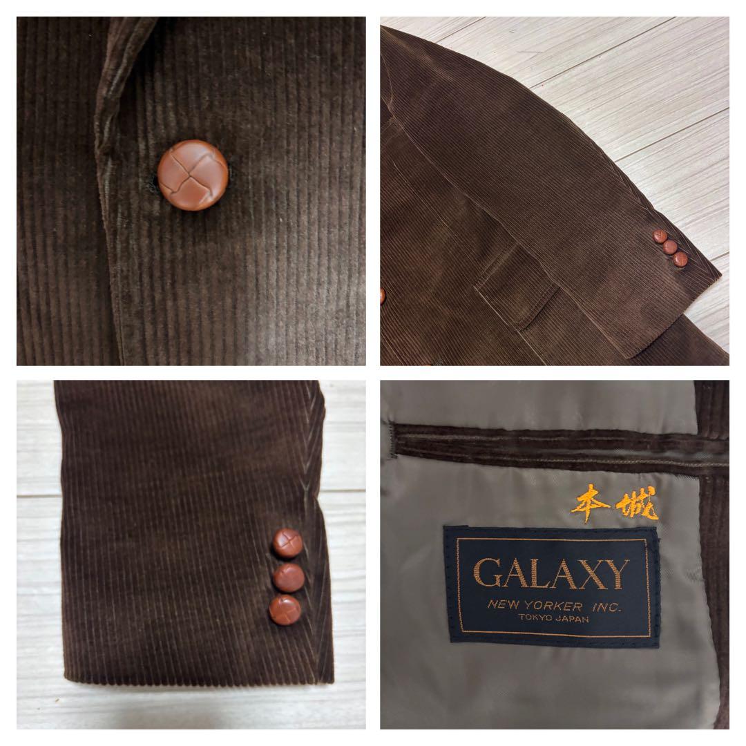 80s ニューヨーカー galaxy セットアップ スーツ コーデュロイ A6