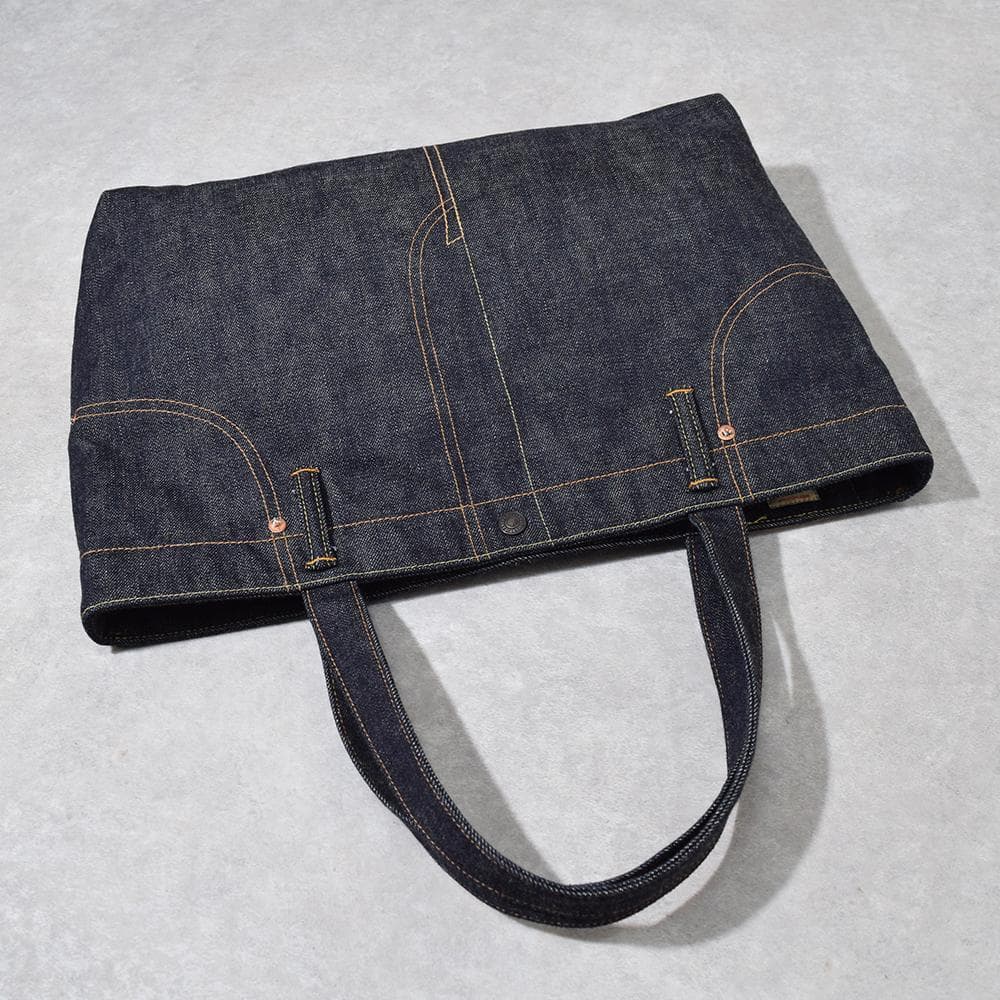 新品同様】桃太郎ジーンズ MOMOTARO JEANS 出陣デニムトートバッグ