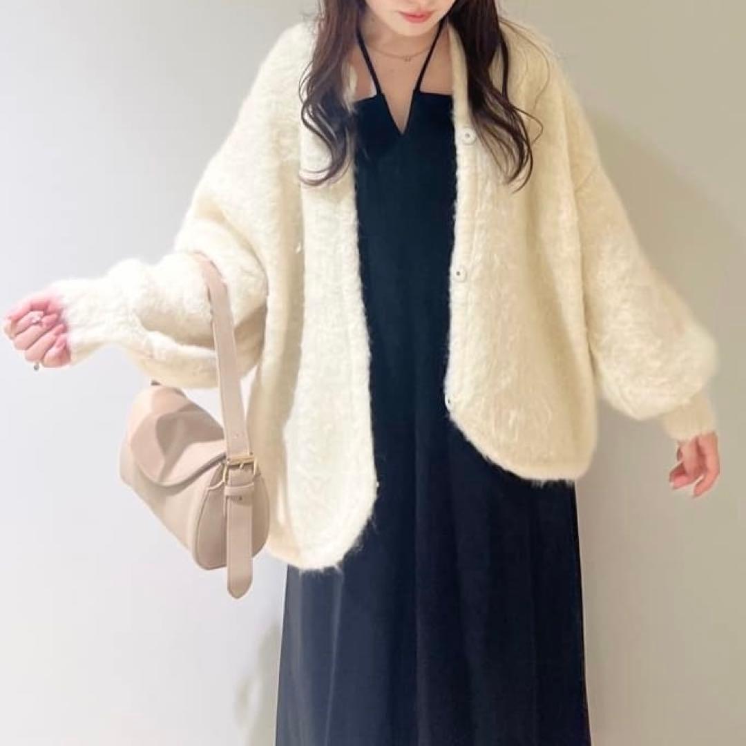 新品未使用☆定番人気 ココディール モンスターニットカーディガン