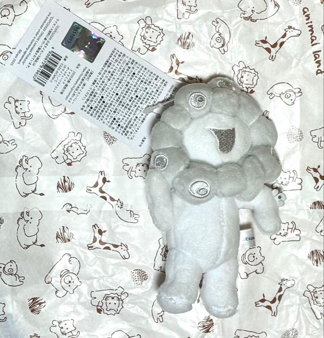 白ミャク 白ミャクミャク ボールチェーンマスコットキーホルダー C