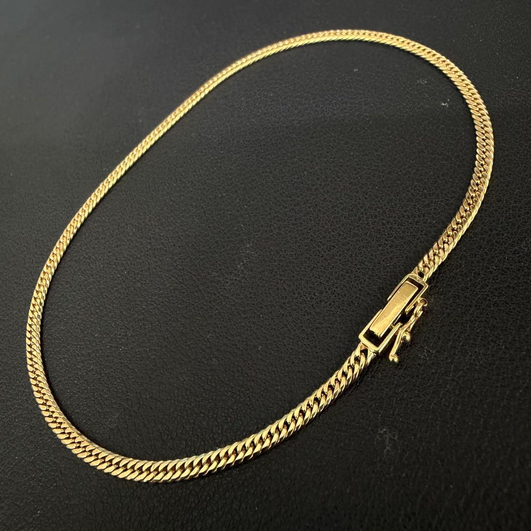 C022705)K18喜平アンクレット 6面ダブル 18金 YG 造幣局 - メルカリ