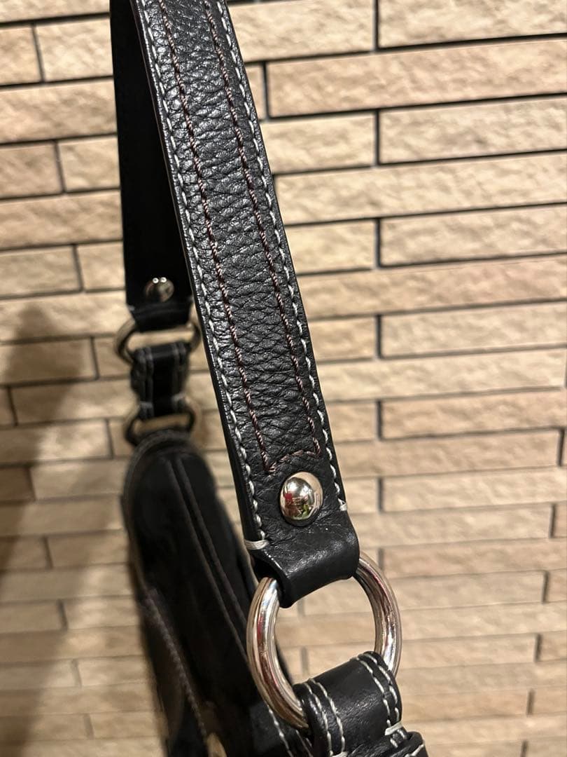 COACH】コーチ ワンショルダー シグネチャー ターンロック y2k バッグ