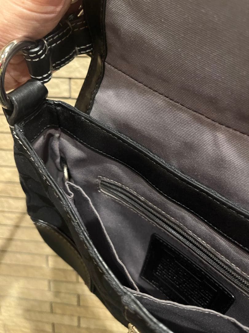 COACH】コーチ ワンショルダー シグネチャー ターンロック y2k バッグ