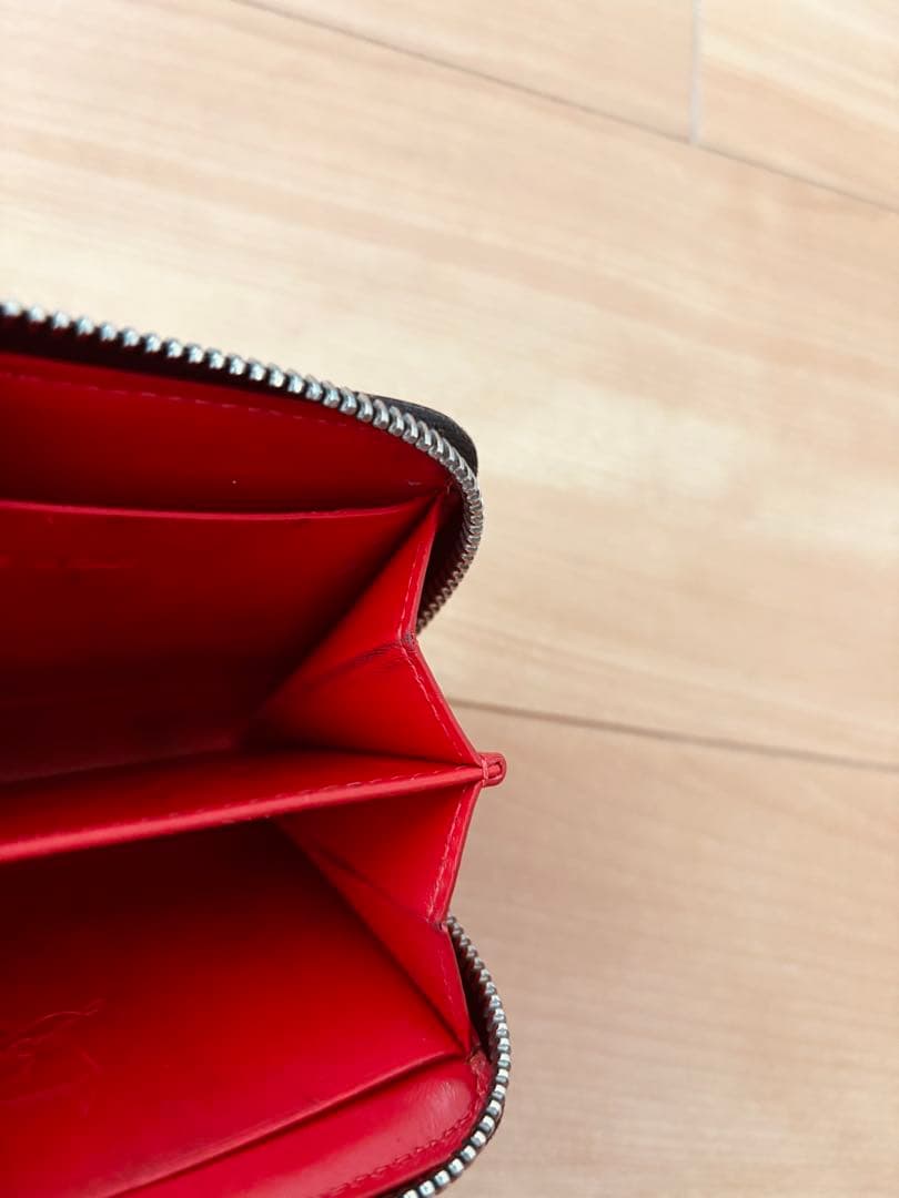 美品】クリスチャンルブタン クラフトロゴ コインケース 財布 ラウンド