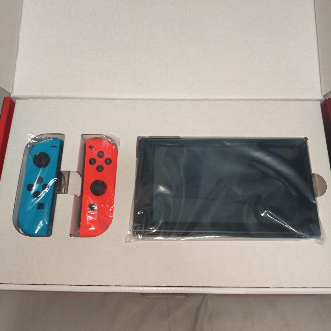バッテリー強化】Nintendo Switch ネオンブルー・レッド - メルカリ