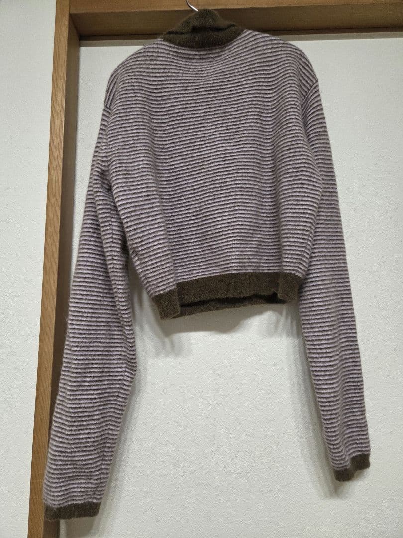 6(ROKU) アルパカウールナイロン ポロニット - メルカリ