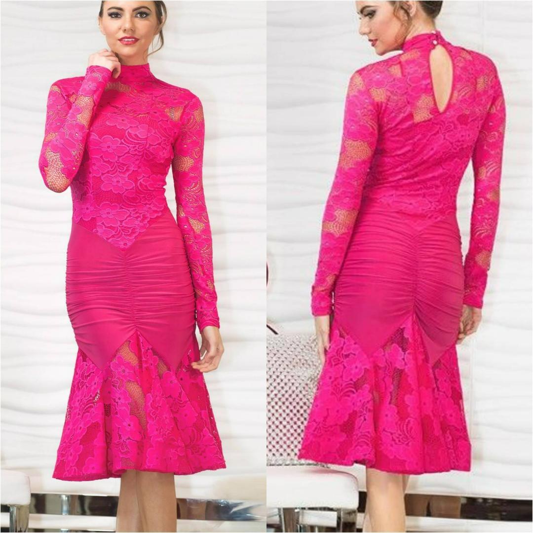 DanceAmerica製 1回着用のみ ウェア ピンク 7-9号相当 送料込 チュール肩リボンワンピース水着☆ピンク 24J | ANDESIR【アンデジール