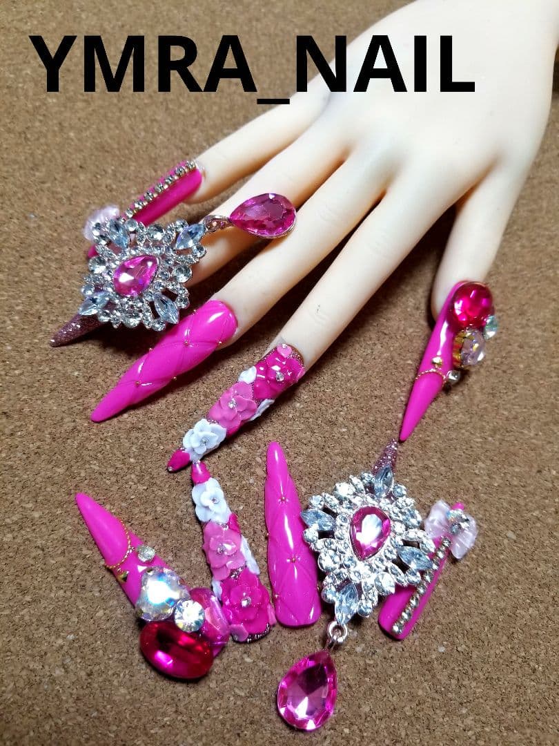 No.97オーダー用ページ】超鬼ロングネイル ギャルネイルチップ No.97